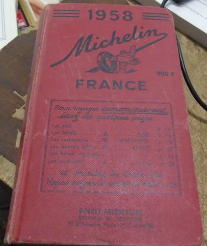 Guide rouge michelin - guide, 1958