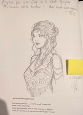 EO bd MATA HARI DEDICACE PATURAUD au crayon 1 ère édition TTBE