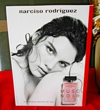 Egérie Lola Nicon, PLV carton Narciso Rodriguez, Parfum For Her, Musc Noir