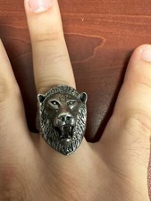 Men's Lion Of Judah Ring (Size