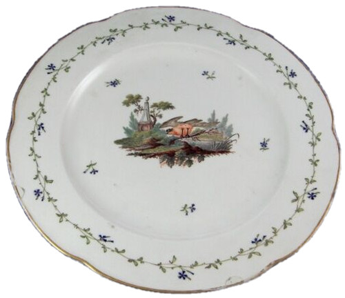 Assiette porcelaine amstel - assiette,