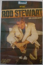 ROD STEWART– ORIGINAL CONCERT POSTER - FRANCE - POSTER - 1986