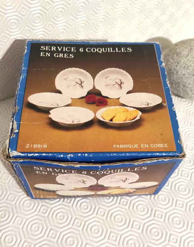 Service coquilles gres - 6, en