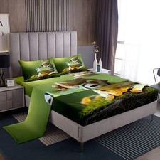 Parure de lit pour enfants - Motif grenouille - Super douce - Motif animaux d...