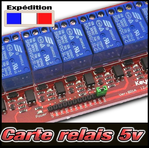 Carte relais pour arduino - 5v,