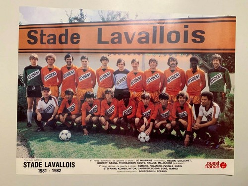 Poster equipe stade lavallois - stade,