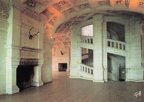 Chambord grand escalier - escalier, a