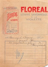 1932 LESSIVE SAVONNEUSE A LA VIOLETTE FLOREAL - M. LAUNAY A FOURNY
