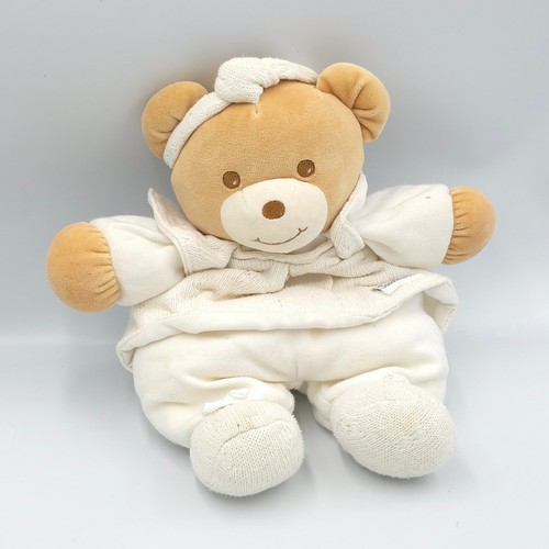 Doudou ours blanc - , laine