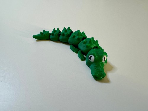 Crocodile flexible imprimé - flexible,