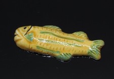 FEVE MAURIN LES INCAS POISSON LONG JAUNE ET VERT
