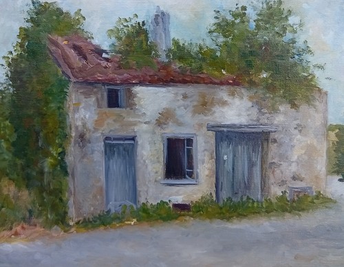 Tableau huile représentant - tableau,