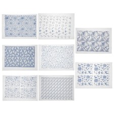  Lot de 8 feuilles de papier