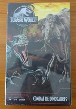 Jeu Monopoly Jurassic World, combat de dinosaures, neuf sous blister