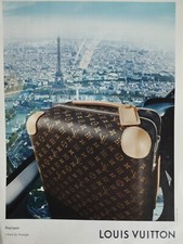 LOUIS VUITTON vintage Print Ad !! " Large Travel Bag "