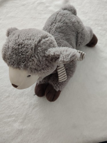 Doudou peluche nicotoy gris - doudou,