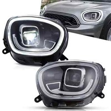 VLAND Phares avant LED Pour Mini Cooper Countryman F60 2017-2020 W/Animation