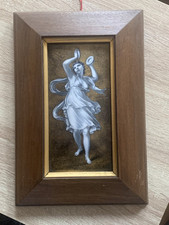 Ernest Blancher émaux de Limoges danseuse aux Cymbales d'après Pierre Prud'hon