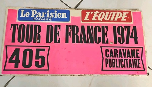 Plaque cyclisme tour france - plaque, de