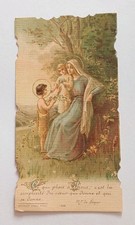 Ancienne image pieuse "Ce qui