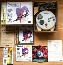PACK NIGHTS INTO DREAMS... + MANETTE 3D COMPLET SEGA SATURN NTSC JAP CIB OVP VGC