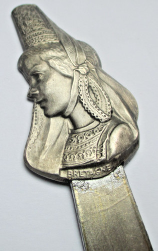 Antique silver paper - , cutter