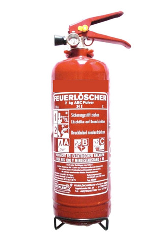 Extincteur poudre 2kg auto - poudre,