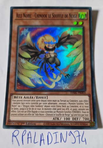 Aile noire chinook - yu-gi-oh!,