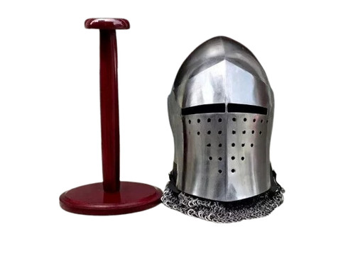Casque bascinet italien