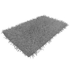 Shaggy tapis gris moderne - shaggy,