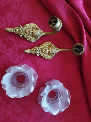 Appliques bronze tête - 2,