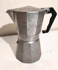 Cafetière italienne Fiorella vintage en aluminium 1990