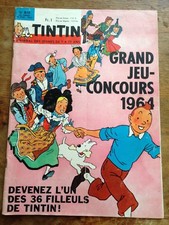 journal tintin 810 France (1954) couv Hergé BD ancienne avec chèque tintin