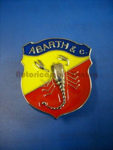 écusson logo abarth métal - abarth,