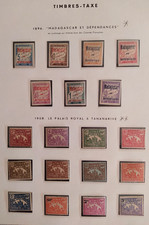 MADAGASCAR TIMBRES TAXE de