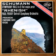 PARAY Schumann Symphony No.3 UK LP Mercury Living Presence MMA 11088 NM