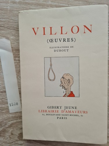 Livre villon oeuvres - livre,