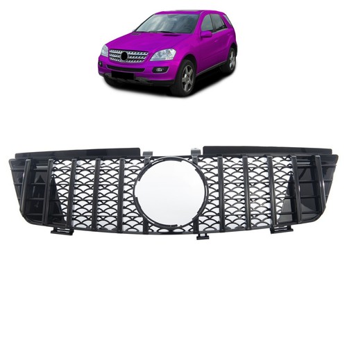 Calandre noir look amg pour - noir,