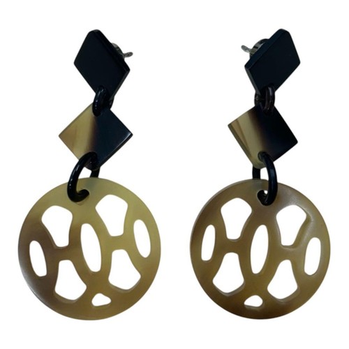 Boucles oreilles corne - boucles, en