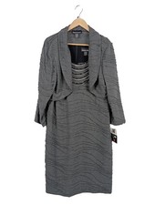 FRANK LYMAN Ensemble en tricot Dames Ensemble T EU 46 gris clair style festif