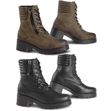 Falco Bottes De Moto Pour Femmes Misty 2 - Bottes Imperméables Avec Talon