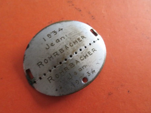 Plaque identification ww2 - identification,