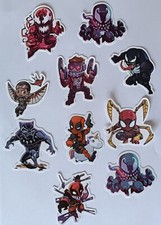 10 Stickers Autocollant Marvel
