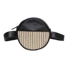 LAMARTHE PURE Sac À Bandoulière En Cuir Pour Femme Noir Neuf !