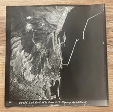 N.43 Photo aérienne militaire ORAN 1960 — Vue port & relief côtier (Algérie)