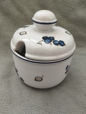 Pot Couvert Confiture Décor Fruits Cassis Villeroy Et Boch 