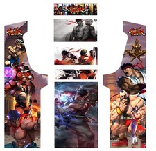 Stickers street fighter pour Borne d'Arcade MAME -  + GIFTS