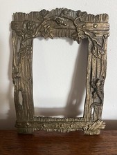 Cadre bronze doré à - cadre, en