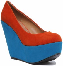 Bottines À Talons Wedge Pour