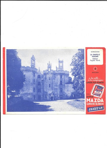 Buvard pile mazda chateau - pile,
